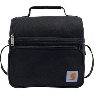 Insulated Lunch Cooler Bag Large Capacity Two Compartment Soft Tote for Work